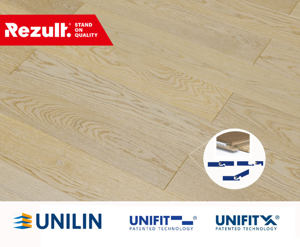 Замкова система UNIFIT X – універсальне рішення для паркетної дошки Rezult